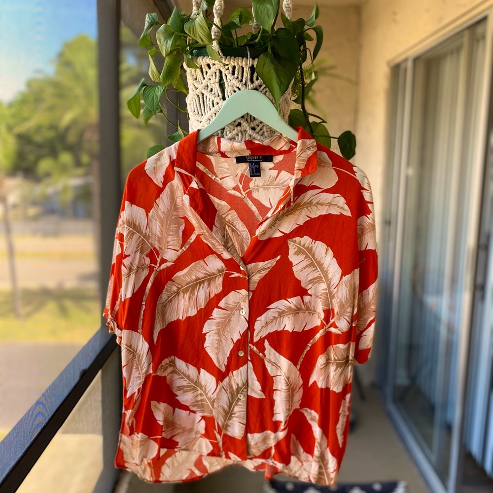 Tropical bowling shirt